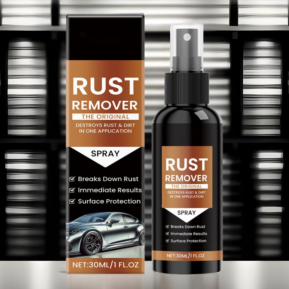 Rust Removal Spray Rust Dissolver Spray Auto 30ml Car Metal Stain Cleaner Long-Lasting Protection Automotive Care Supplies For