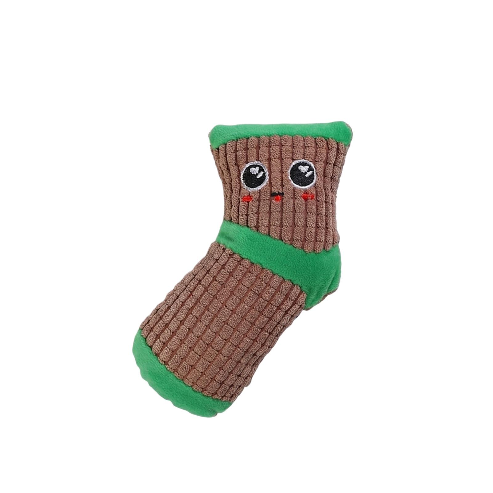

Pet Toys, Cartoon Socks, Plush Toys, Chewable, Teething Toys, Fun Toys One Size