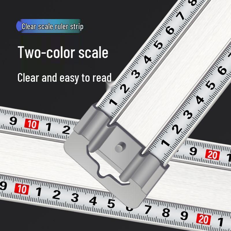 Non-slip Aluminum Alloy Safety Ruler for Art & Cutting Default
