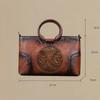 2025 New High Quality Leather Women Handbag Retro Handmade Embossed Shoulder Bag for Women Large Capacity Female Messenger Bags