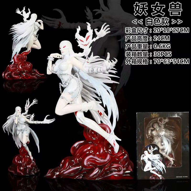 In Stock Digimon Lady Devimon Gk Resin Statue Anime Collectible Model Figure Desktop Decoration Birthday Gift
