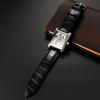Reloj Skeleton para Hombre, Automático, Correa de Cuero, Resistente al Agua, Estilo Antiguo, Analógico, Diseño Cuadrado, Accesorio de Moda, Día de San Valentín, Navidad,