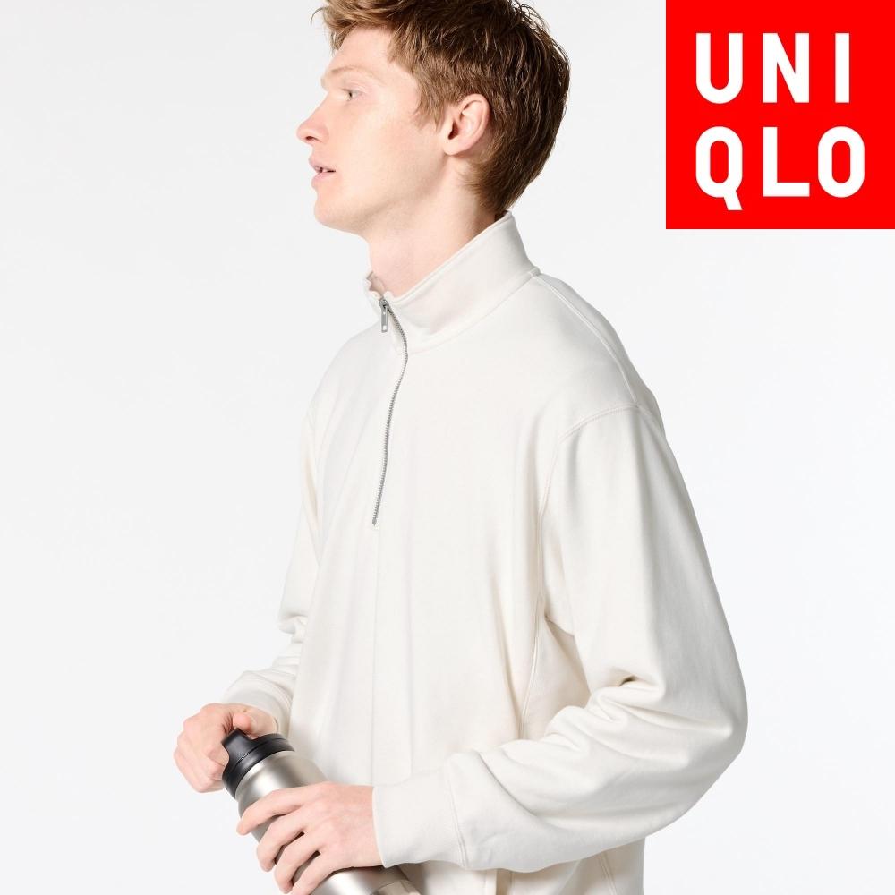 

Свитшот Uniqlo с застежкой-молнией на половину длины