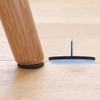 50Pieces Multipurpose Table Chair Foot Sliders Sturdy ABS Furniture Leg Pad Floor Protectors With Screws Designs