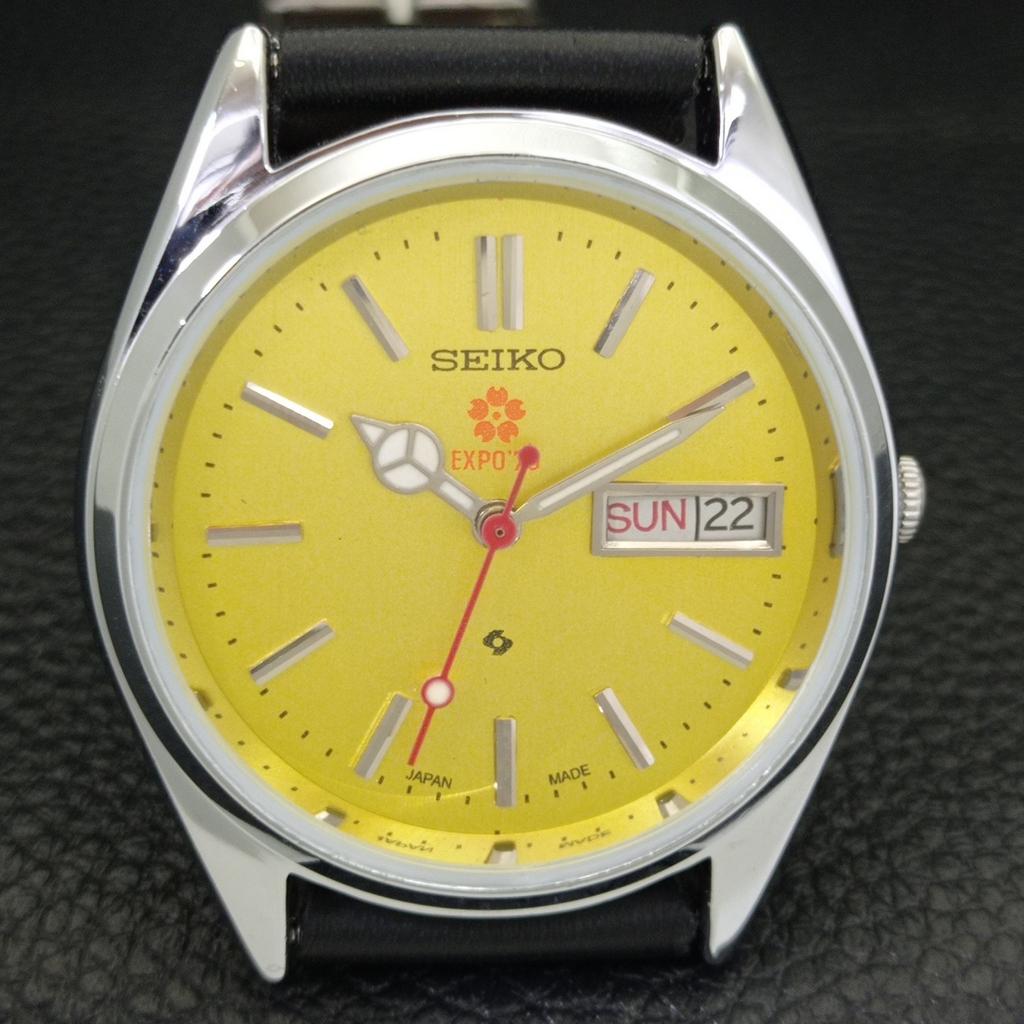 VINTAGE SEIKO EXPO 70 AUTOMATIC 6309A REFURBISHED JAPAN MENS WATCH a441908-1