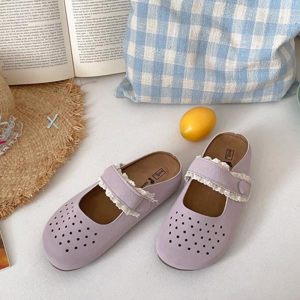 Fashion House Slippers Platform Cover Toe Shoes Slipers Women Slides 2025 Flat Soft Retro Shoes Woman 2025 Slippers Flat Pantofle Platfo