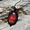 Red Bat Necklace Women's Halloween Party Gothic Style Neck Jewelry Gift