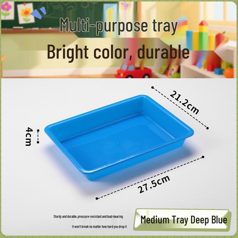 Mehrzweck-Kunststofftablett: Katzentoilette, Aufbewahrung, Malerei & Experimentelle Nutzung für Studenten