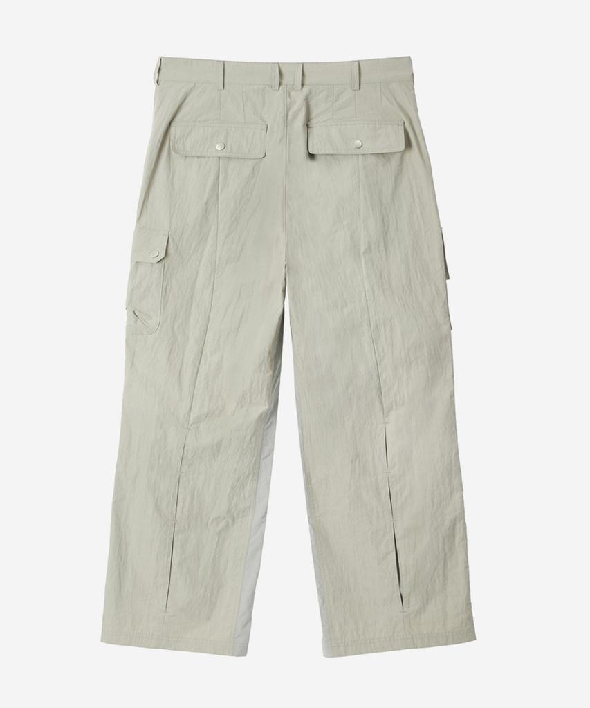 NODE LABS Dev:5 Cutline Cargo Wide Pants_Gray