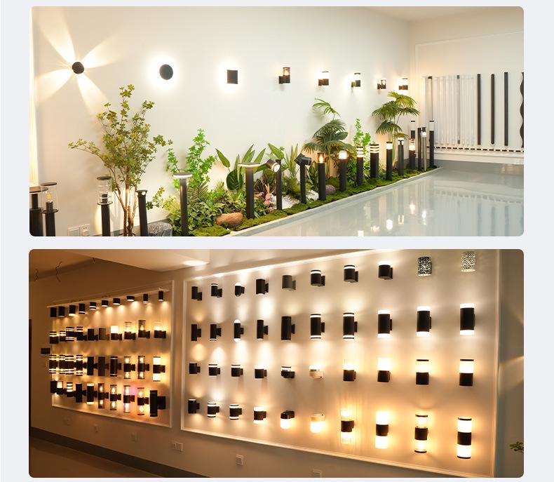 European Standard Waterproof Aluminum Glass Garden Light - Outdoor Minimalist Design