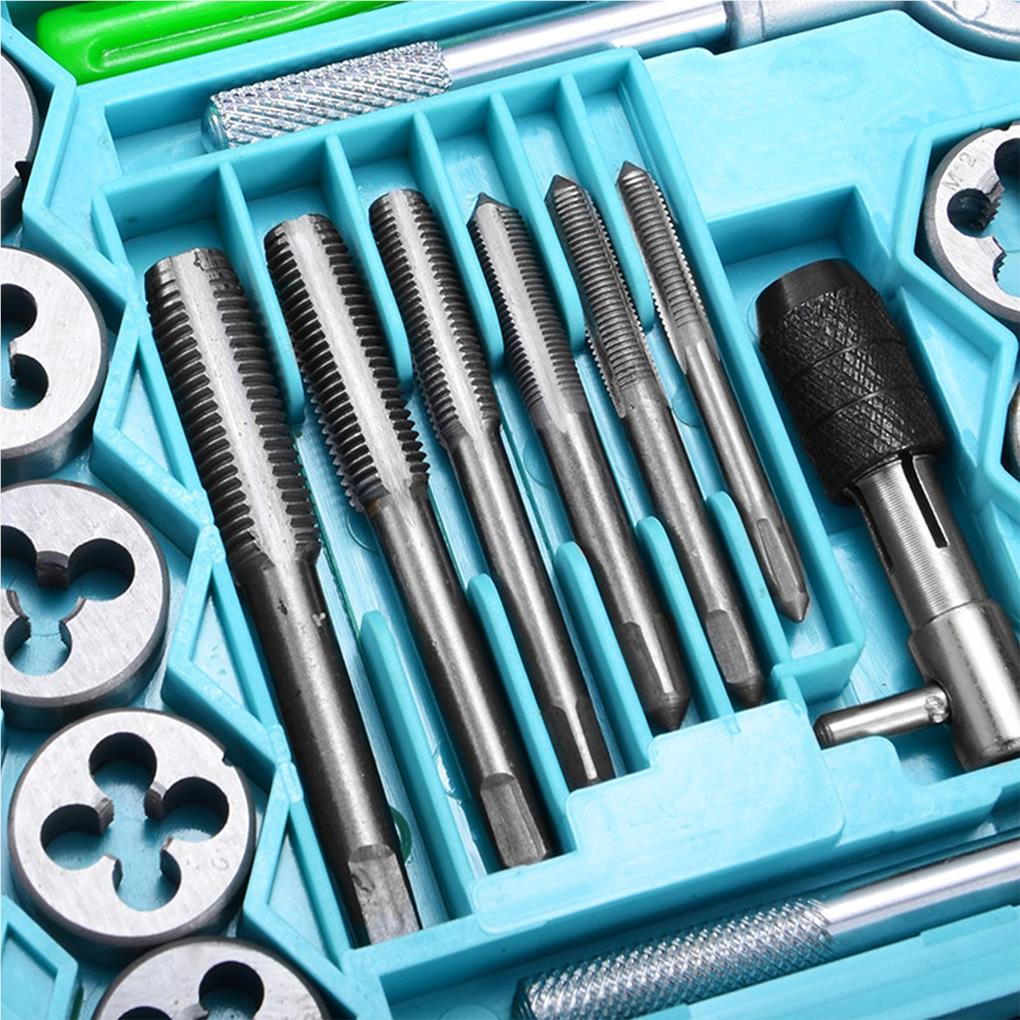 6 Pieces/Set Portable T-handle Tap Wrench Replacement Assortment High Speed Steel Taps Spanner Hardware Repair Handtool