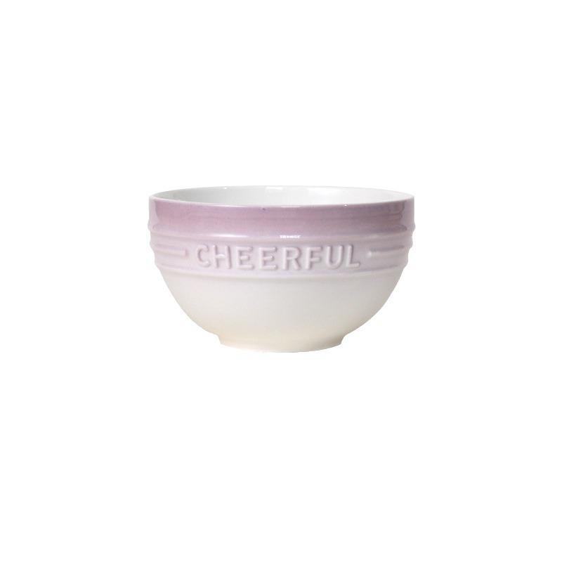 Bowl Style High Value Color Glaze Simple Style Household Ceramics Gradual Change Mocha Bowl Dessert Bowl Rice Bowl