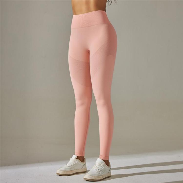 Women's Leggings - High Waist Push Up Seamless Yoga Leggings Women Solid Color Quick Dry Sport Fitness Pants
