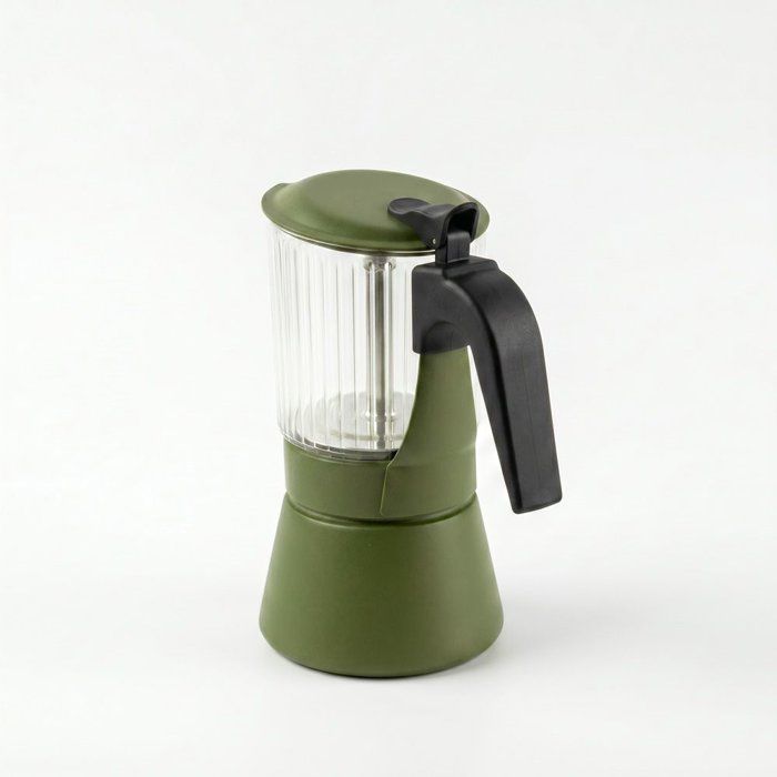 Cafetiere Italienne Inoxibar Clair Vert 6 Tasses