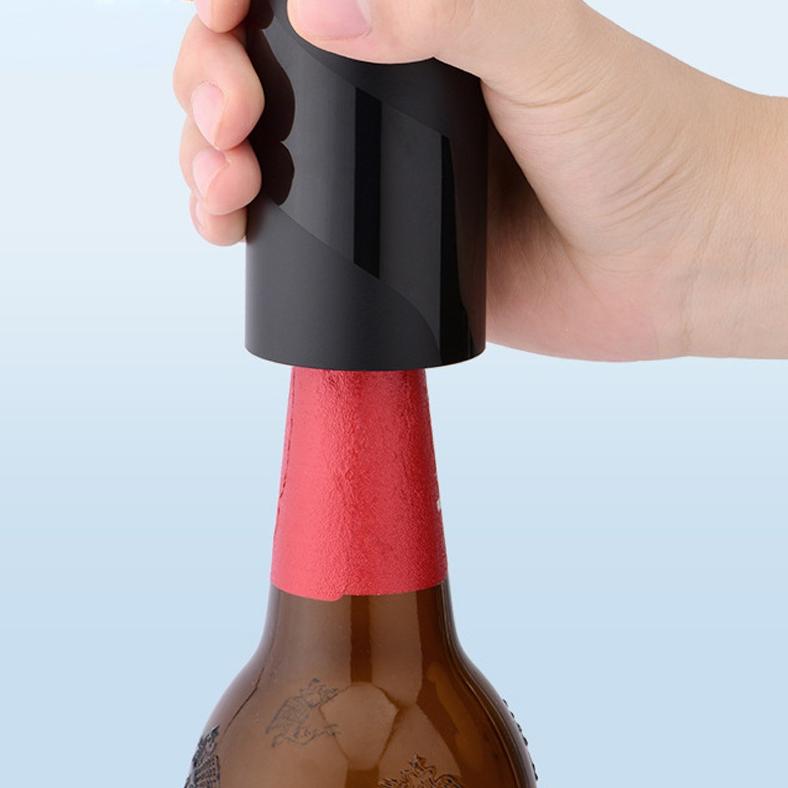 1Pcs Bar Creative Automatic Bottle Opener Kitchen Gadget Beer Bottle Opener Push Wine Bottle Opener Soda Opener Household ZH