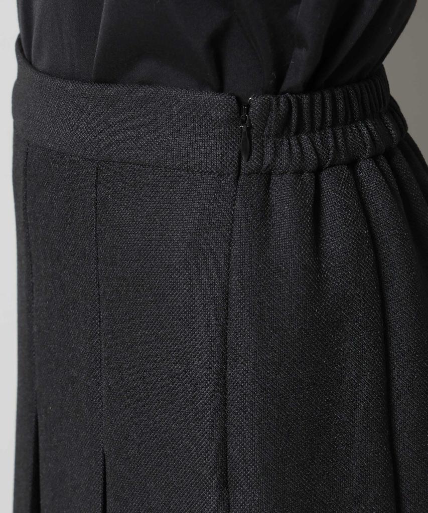 Nano Universe Wide Pleated Long F Women's Skirt, 040, Beige, 673-5230316