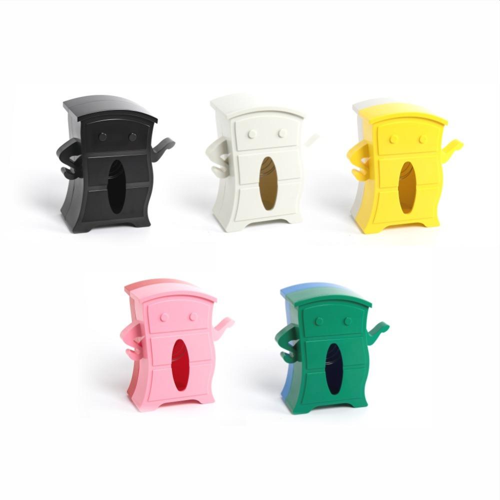 Detachable Facial Tissue Box Plastic Tissue Dispenser High-end Use Napkin Storage Box Countertop