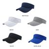 AI-MICH Promotional Multicolor Sun Logo Visor Hat White Plastic Golf Caps Sports Adjustable Visor Hat