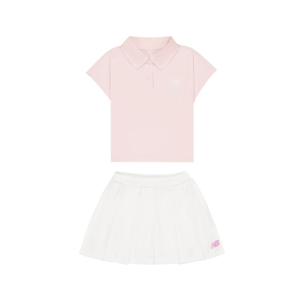 Children Aged 3 7 Years Old New Balance Skirt Set 1906INSPIRE THE DREAM 2 Piece Set 2SF2S112-LPK 110