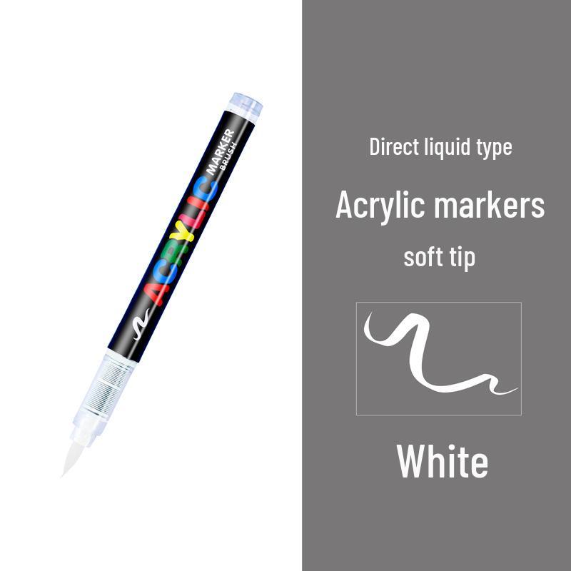 Guangna 8101 Liquid Soft Tip Acrylic Marker - 288 Colors for DIY Graffiti and Body Painting