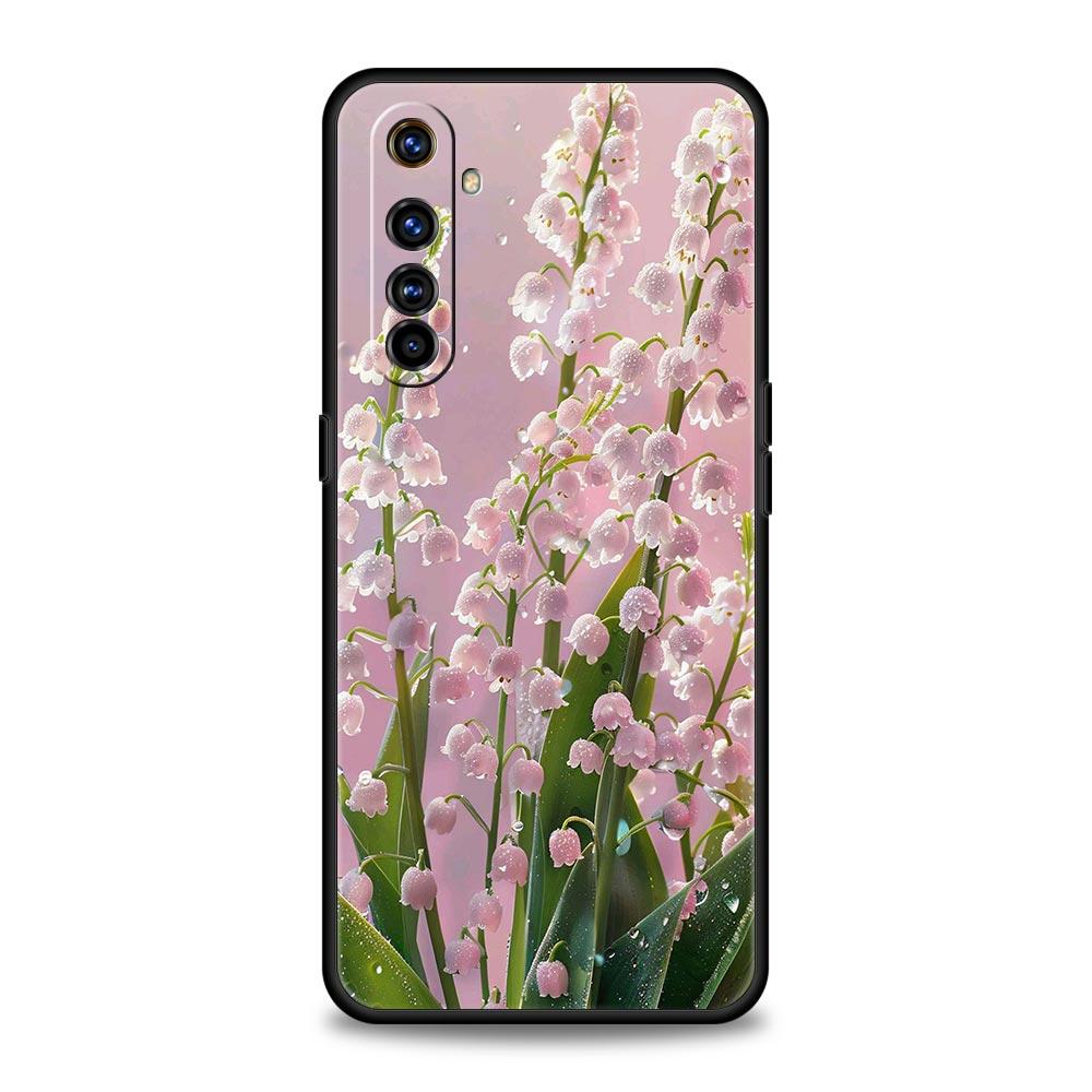 

Lily Of The Valley Clear Floral Case For Realme C67 C63 C55 C53 C35 C25 C21 GT 2 3 5 6 10 11 12 13 Pro Plus Soft TPU Phone Cover Realme C25