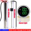 Digital Dual 52mm Gauge with Warning Water Level Indicator+Sewage Level Meter for Water Level Sensor 0-190 Ohm HTG Marine