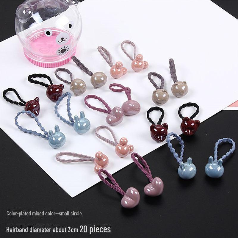 

Резинка для волос с героями мультфильмов для детей - милая, нежная на волосах, резинка в корейском стиле