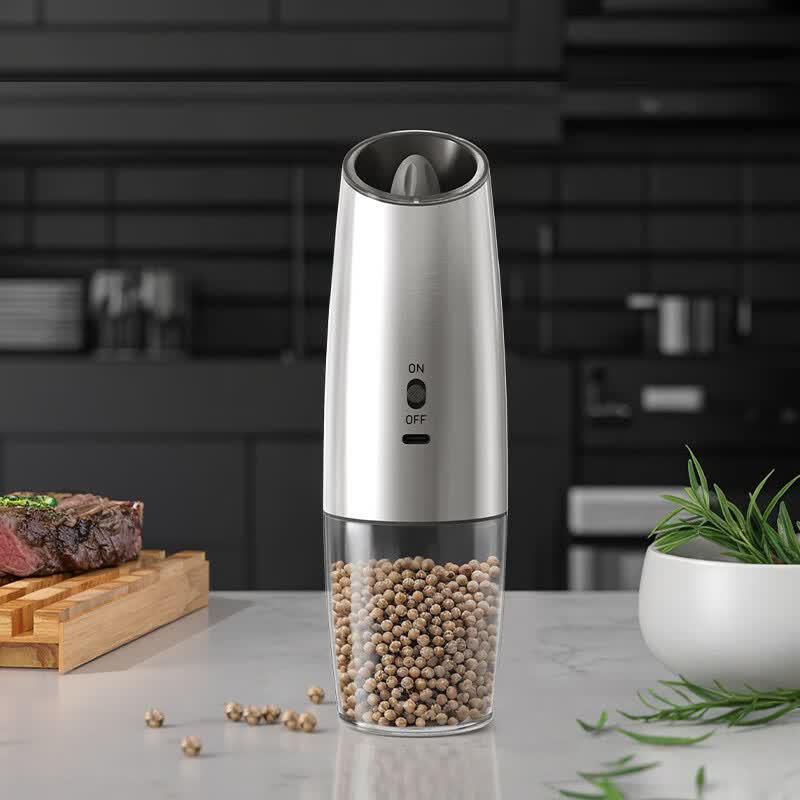 CLITON Rechargeable Electric Gravity Pepper Grinder