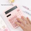 Colorful Solar-Powered Dual Office & Student Calculator