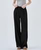 Marop 2172 Single-Pleat Wide Pants (Black)