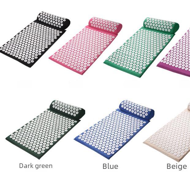 Acupuncture Mat & Pillow Set: Acupressure Massage & Yoga Fitness Lotus Mat