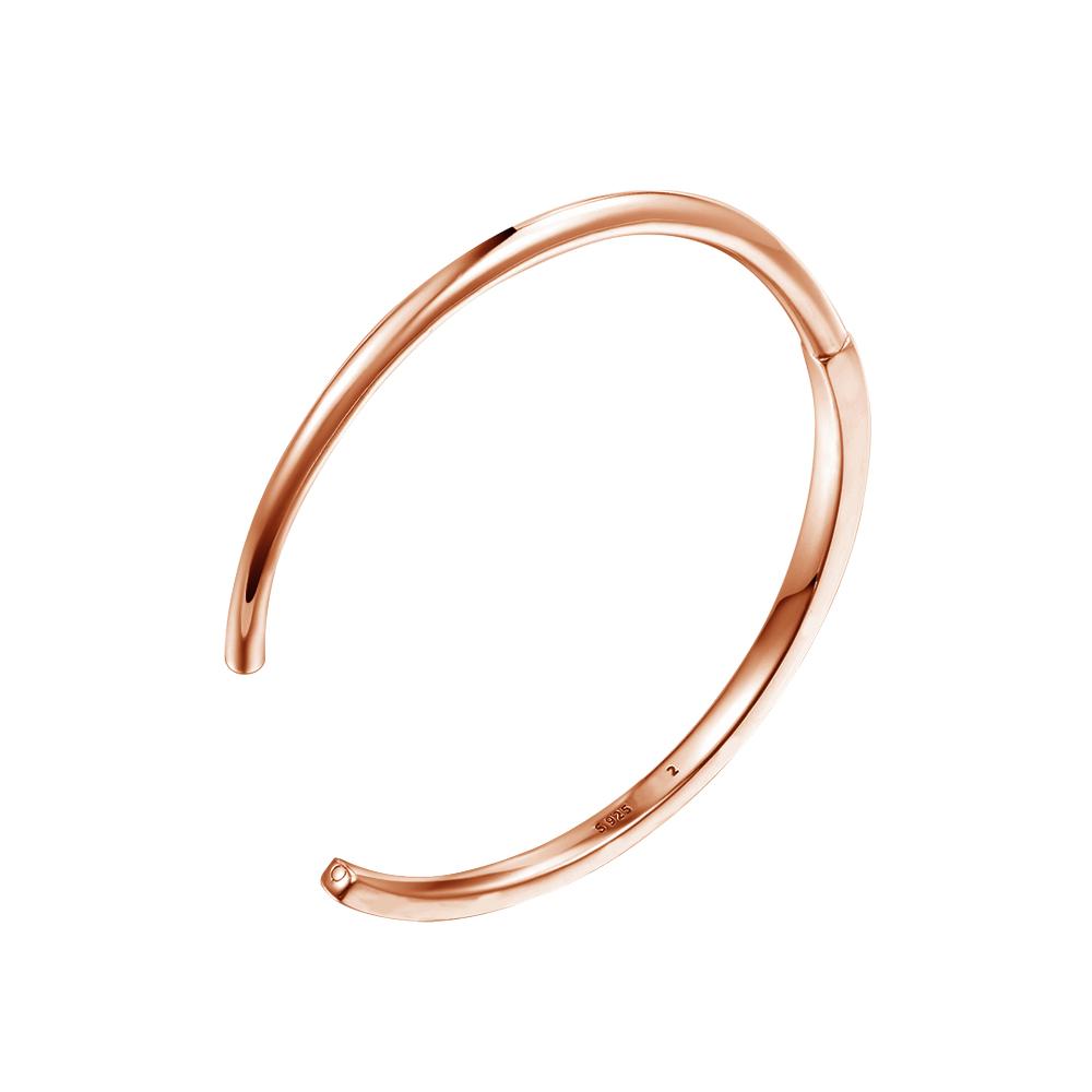 Autumn Signature Bangle Logo Circle New Mother's Day Cheap Ocean Beach Silver 925 Women  Jewelry Female Bracelets