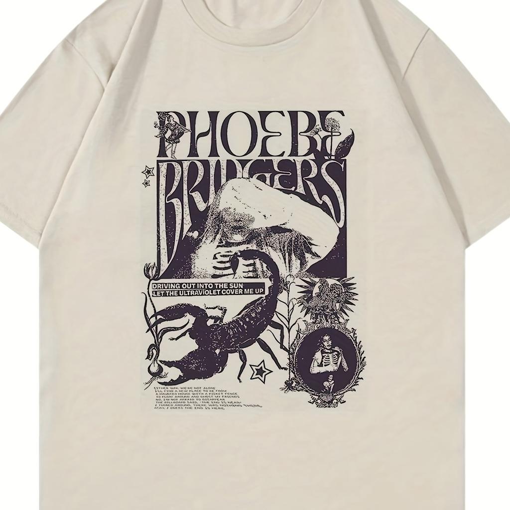 American Vintage TShirt For Phoebe Bridgers Tour Stylish Unisexs Apparel Clothing Short Sleeve Unisex Unisex For Spring And Summer