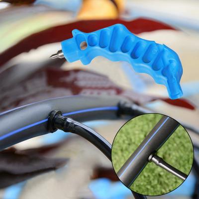Drip Hose Punch 2-in-1 Irrigation Tube Punch Fitting Insertion Tool Water Pipe Hole Puncher for 1/4" Inch Fitting Insertion