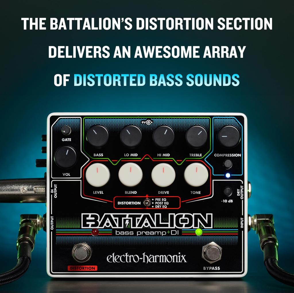 Battalion Bass Effects Electro-Harmonix Preamp/DI