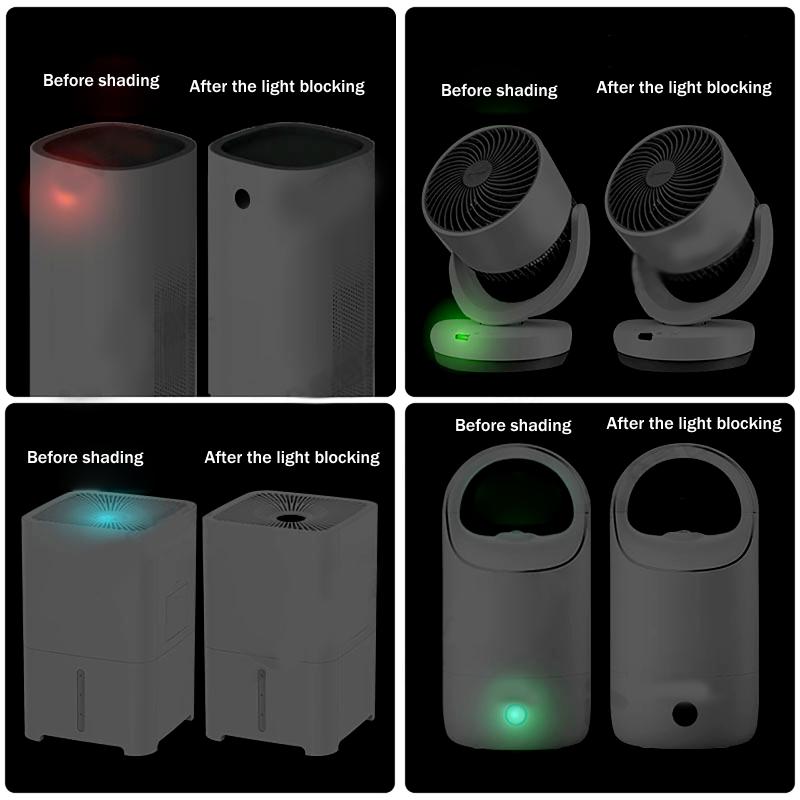 New 100pcs Black Light-Blocking Stickers For VR Glasses AI Intelligent Glasser Record Video Shading Sticker Privacy Stickers