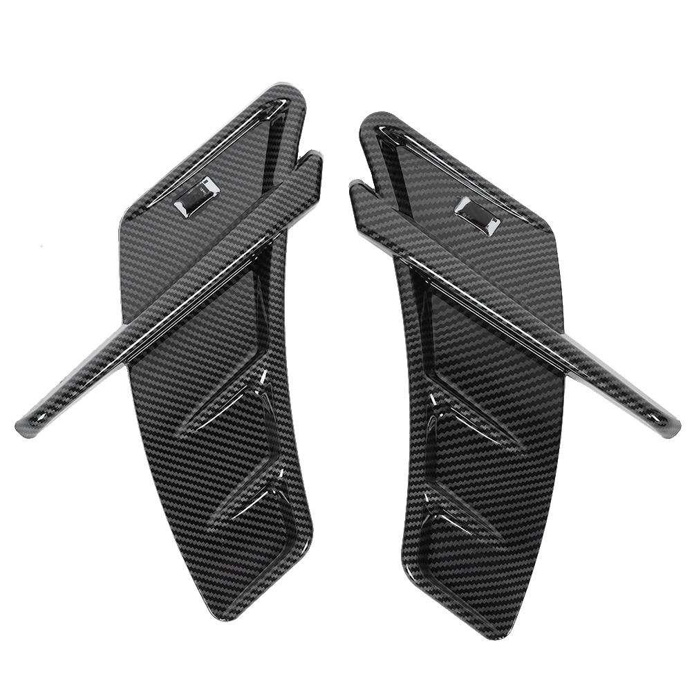 2pcs Carbon Fiber Style Fenders Cover Trim Auto Modification Fit for A7 S7 2017 2019