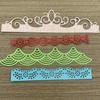 Sea Wave Flower Lace Cutting Dies Metal Stencil DIY Scrapbooking Album Paper Card Embossing Craft Decor Art Die Cut Edge Border