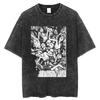 Hot Sale Horror Manga Tomie Graphic T-shirt Men Women T Shirt Hip Hop Y2k Washed Oversized Tee Hip Hop Gothic Cotton T-shirts
