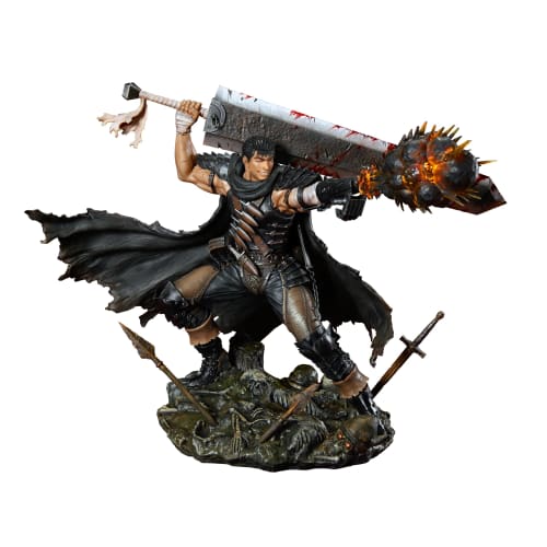 TV Anime "Berserk" Guts Black Swordsman Ver. Approximately 265mm PVC & ABS Pre-painted Finished Figure