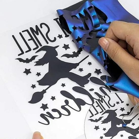 Chameleon PU Matný HTV Přenosová fólie se zadním lepidlem