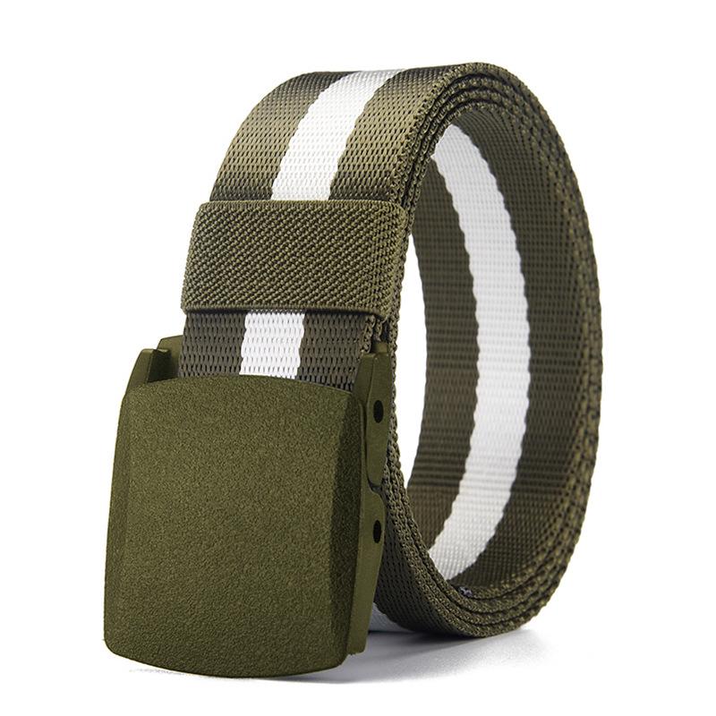 Açık Hava Sporları için Hafif Hızlı Kuruyan Naylon Kemer Pürüzsüz Plastik Çelik Tokalı