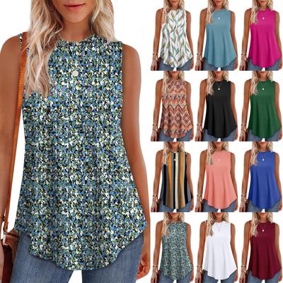 High Neck Tank Tops for Women Loose Fit Sleeveless Top Summer Clothes Womens Tunic Tops To Wear with Leggings