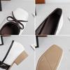 Mary Jane Shoes Women Ankle Straps Low Heels Dress Shoes Chunky Heels Closed Toe Pumps for Women Comfortable Dressy Block Heeled Mary Jane Pumps