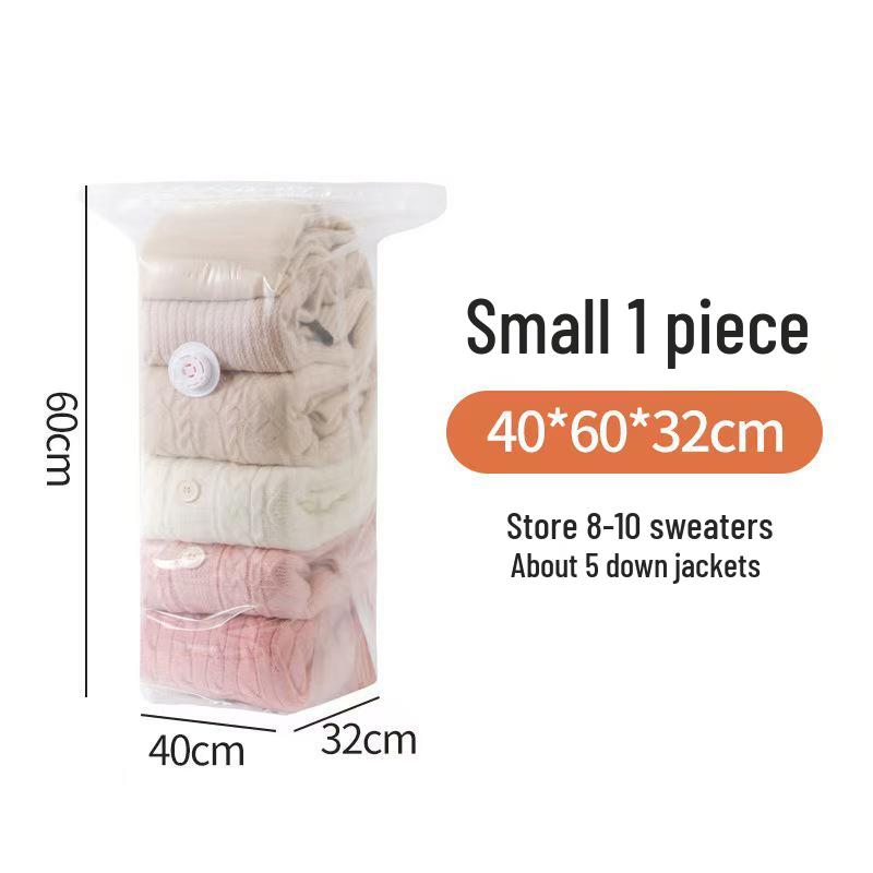 Large Vacuum Compression Bag for Quilts and Clothing Storage