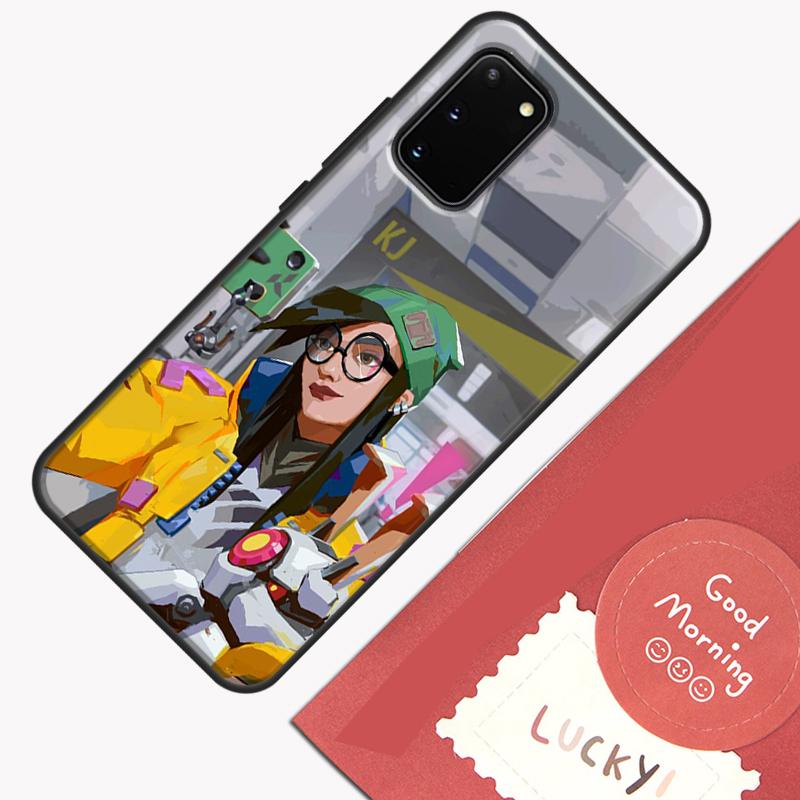Valorant Game Case For Samsung Galaxy S22 S21 S23 Ultra Note 20 S8 S9 S10 Note 10 Plus S20 FE Back Cover
