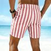 Men's Casual Shorts With Comfortable Lightweight Button Pockets And Monochrome Beach Shorts