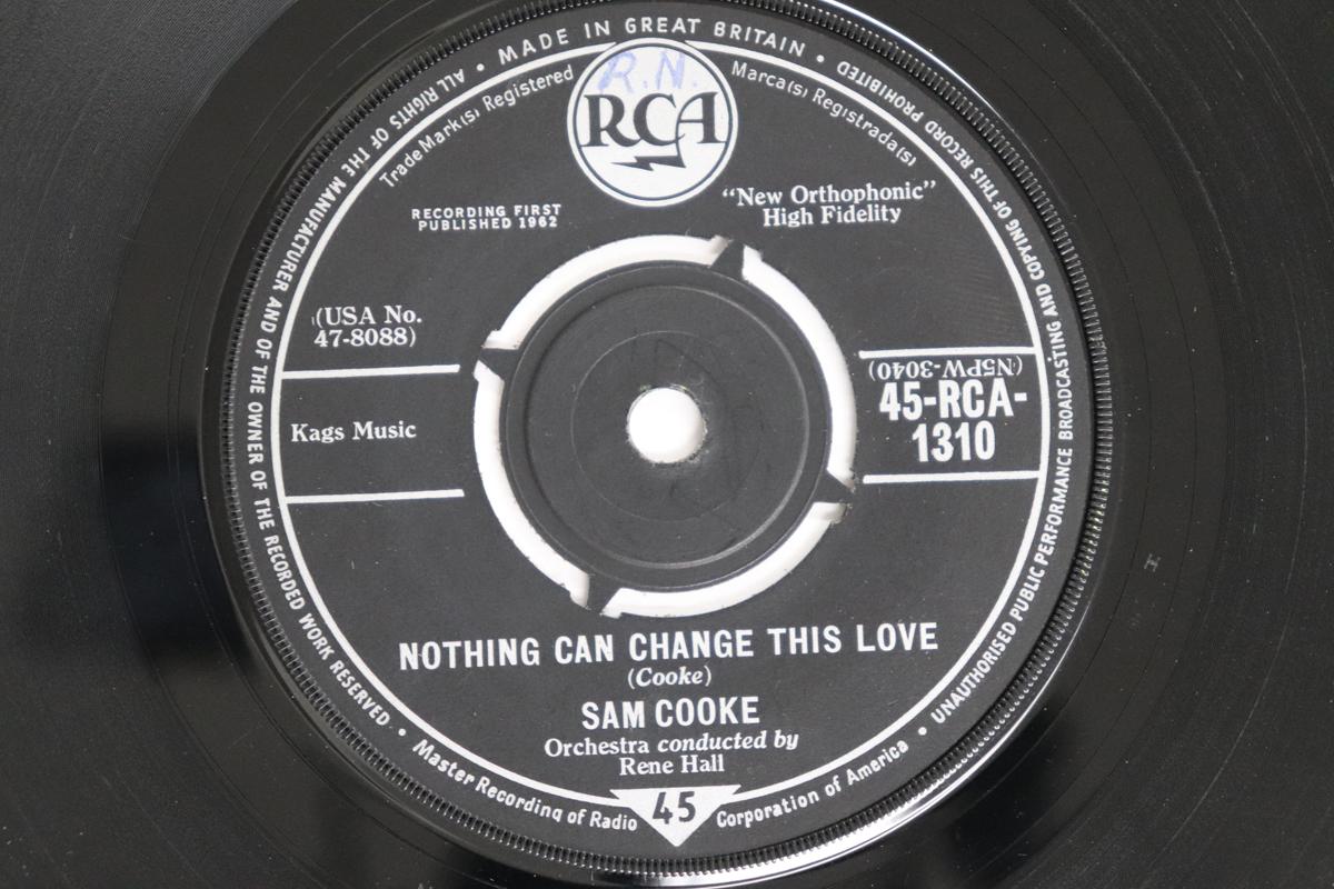 

7-дюймовая пластинка СЭМ КУК - Ничто не может изменить эту любовь / Некоторые 45RCA1310 RCA 1962 Великобритания Соул/Фанк Б/У