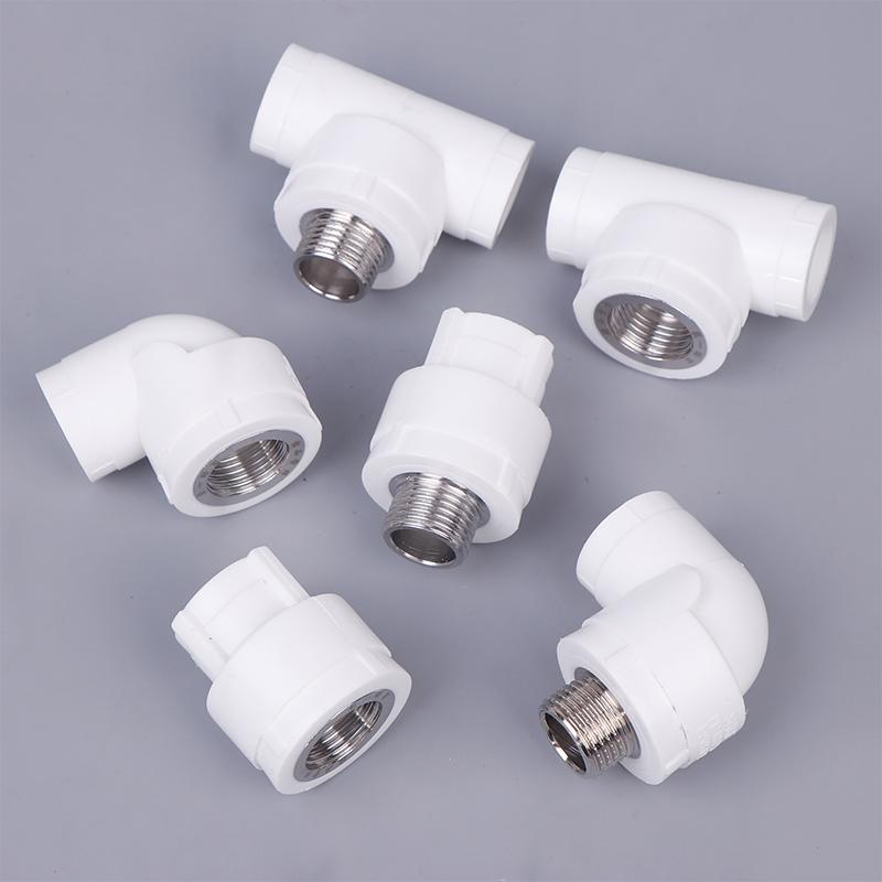 PPR fitinky samec/samice koleno/spojka/T-kus kulový kohout na vodu z kohoutku spínač domácí vodovodní armatury konektory