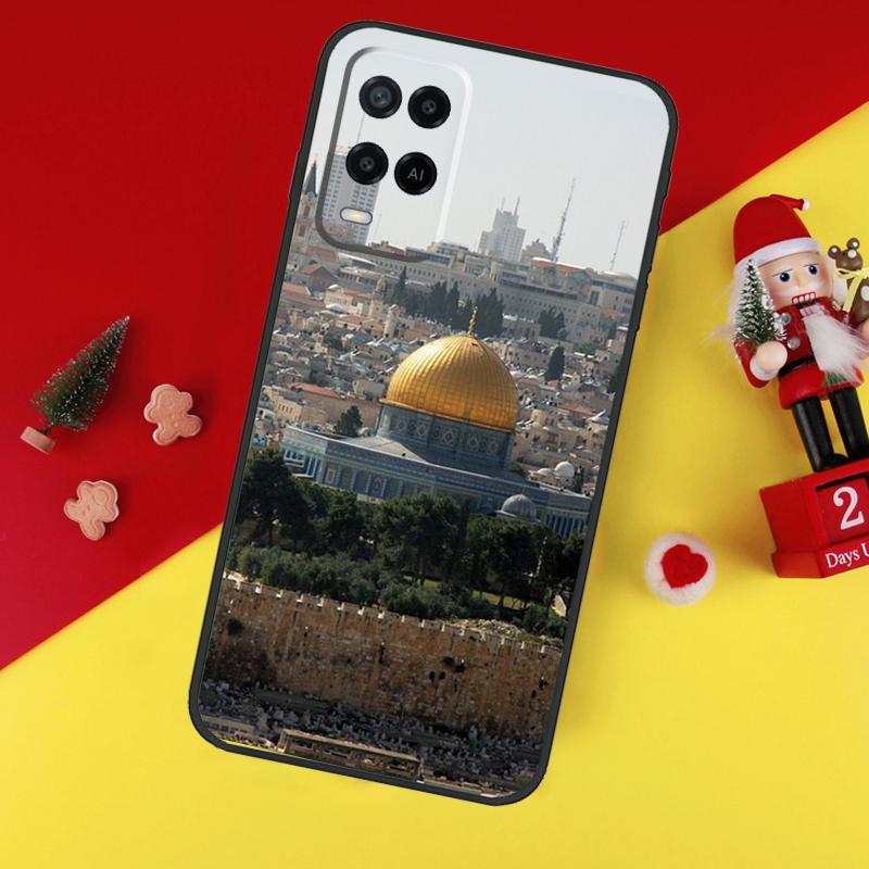 Jerusalem Dome of the Rock Case For Oppo A94 A74 A54 A60 A40 A80 A16 A76 A96 A98 A58 A78 A18 A38 A57 A17 A15 A5 A6 Pro